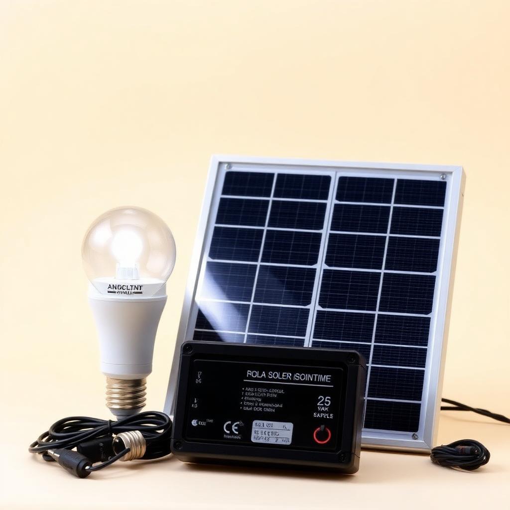 Solar Home Lighting Kit